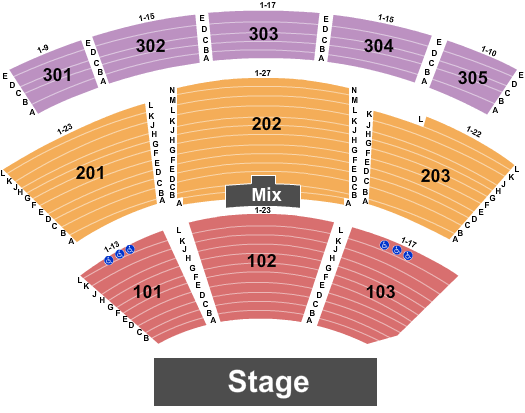 Criss Angel Theater Alice Cooper Seating Chart